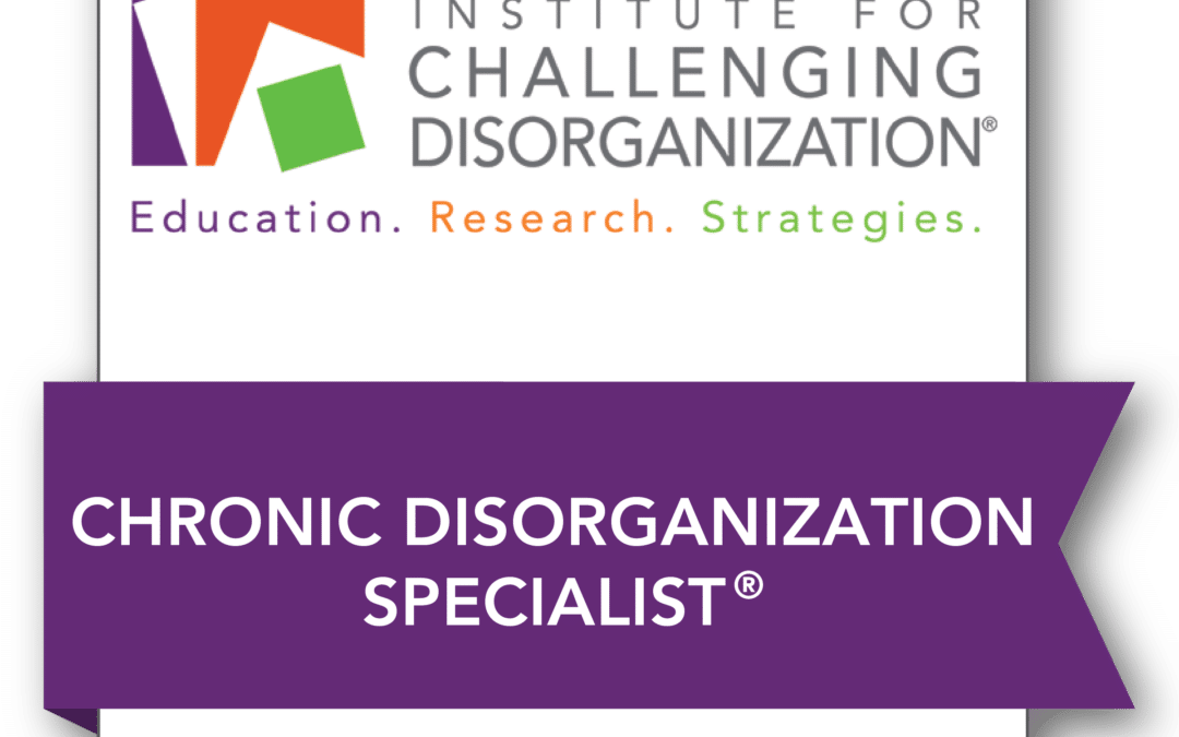 Institute for Challenging Disorganization - Chronic Disorganization Specialist